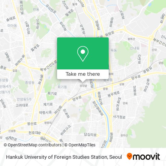 Hankuk University of Foreign Studies Station map