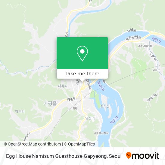 Egg House Namisum Guesthouse Gapyeong map