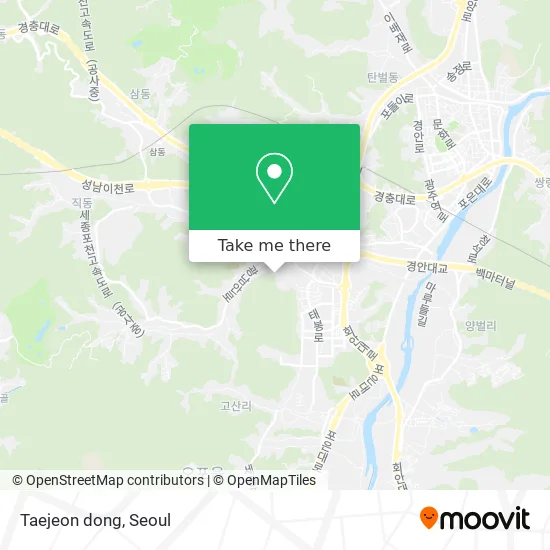 Taejeon dong map