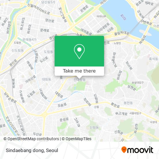 Sindaebang dong map