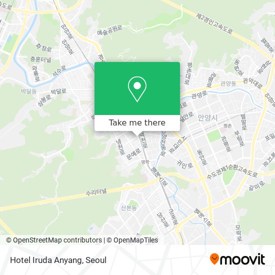 Hotel Iruda Anyang map