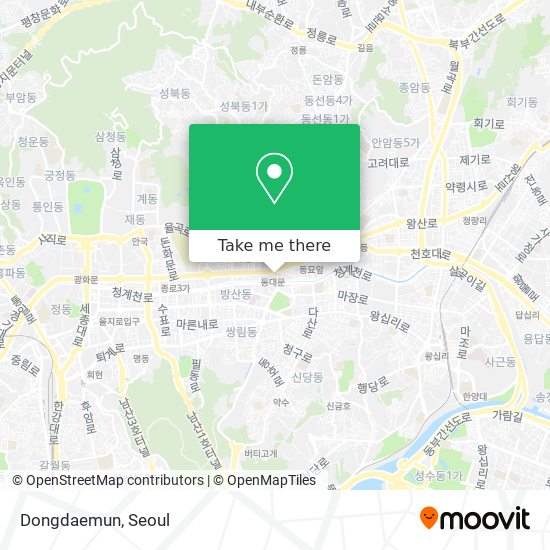 Dongdaemun map