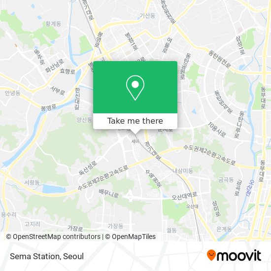 Sema Station map