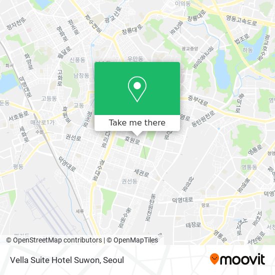 Vella Suite Hotel Suwon map