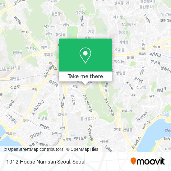 1012 House Namsan Seoul map