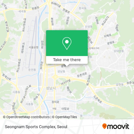 Seongnam Sports Complex map