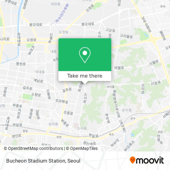 Bucheon Stadium Station map