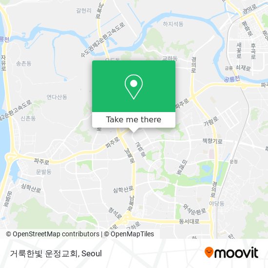 거룩한빛 운정교회 map