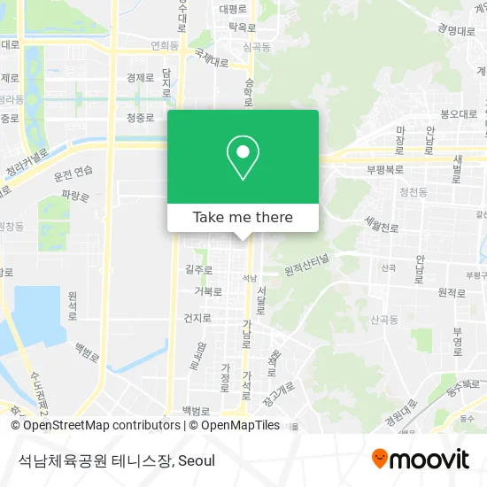 석남체육공원 테니스장 map