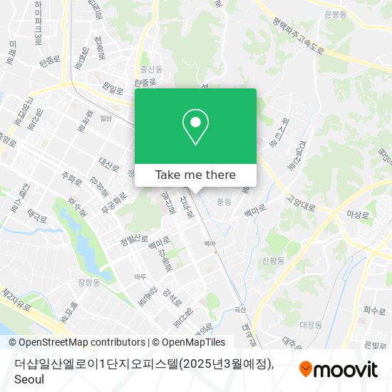 더샵일산엘로이1단지오피스텔(2025년3월예정) map