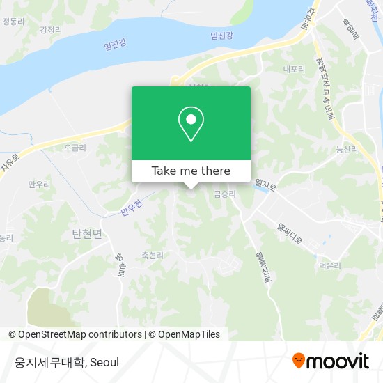 웅지세무대학 map