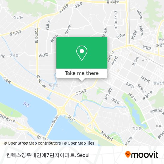 킨텍스양우내안애7단지아파트 map