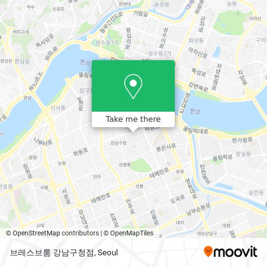 브레스브룸 강남구청점 map