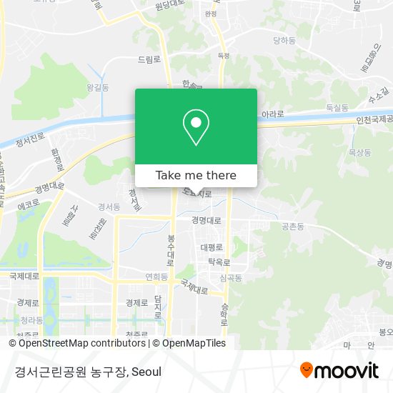 경서근린공원 농구장 map