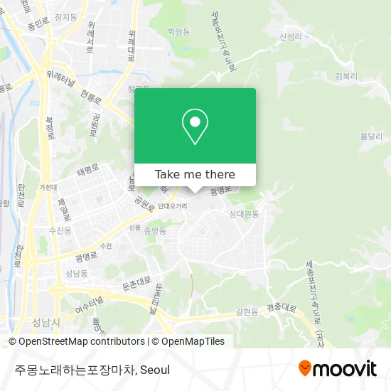 주몽노래하는포장마차 map