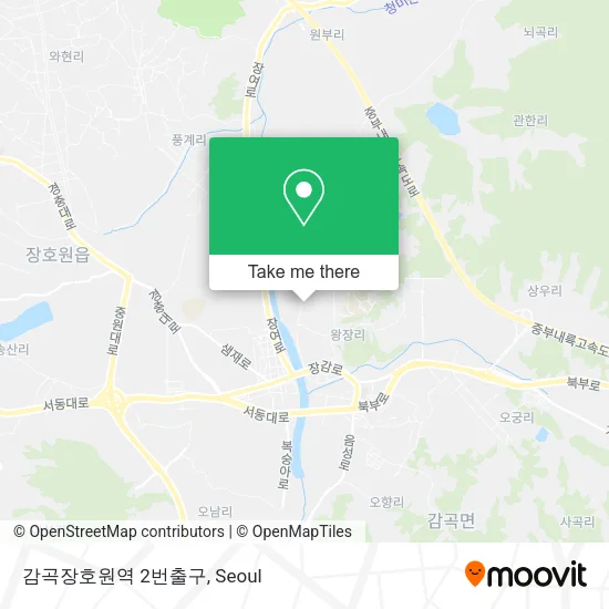 감곡장호원역 2번출구 map