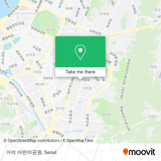 거여 어린이공원 map