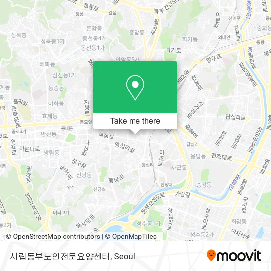 시립동부노인전문요양센터 map