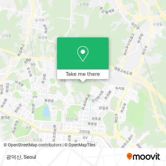 광덕산 map