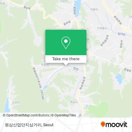 원삼산업단지삼거리 map