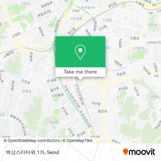 백상스타타워 1차 map