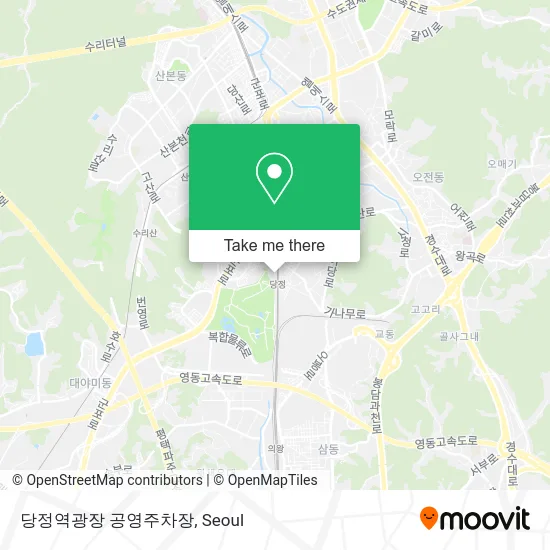 당정역광장 공영주차장 map