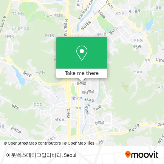아웃백스테이크딜리버리 map