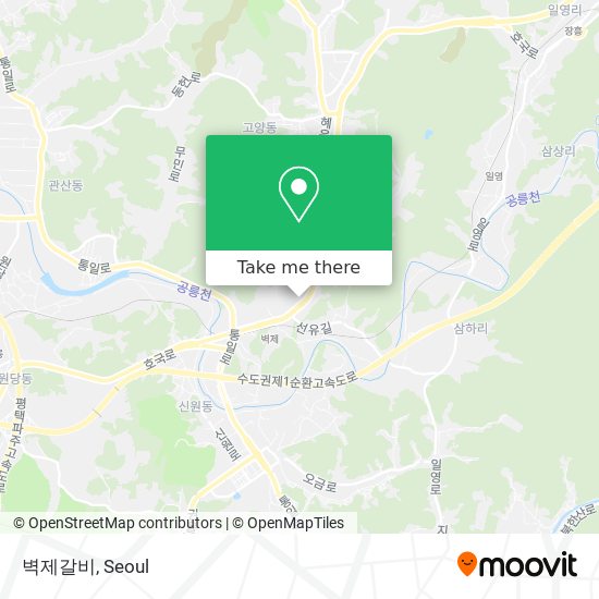 벽제갈비 map