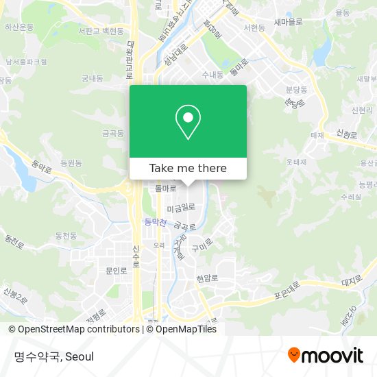 명수약국 map