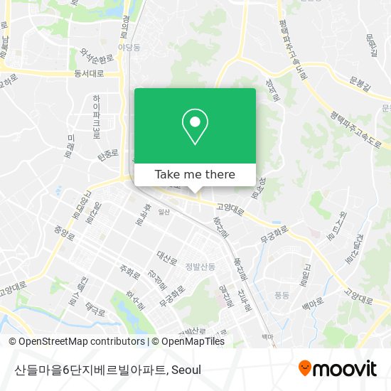 산들마을6단지베르빌아파트 map