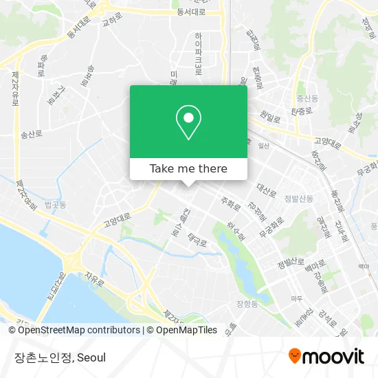 장촌노인정 map
