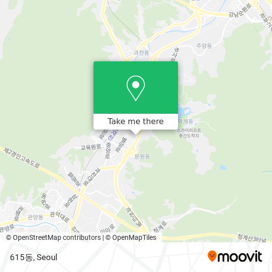 615동 map