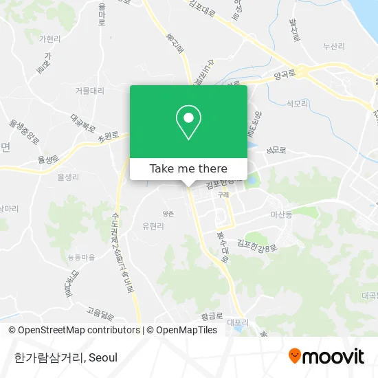 한가람삼거리 map