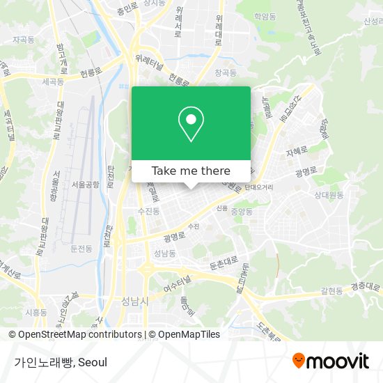가인노래빵 map