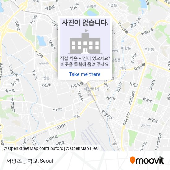 서평초등학교 map