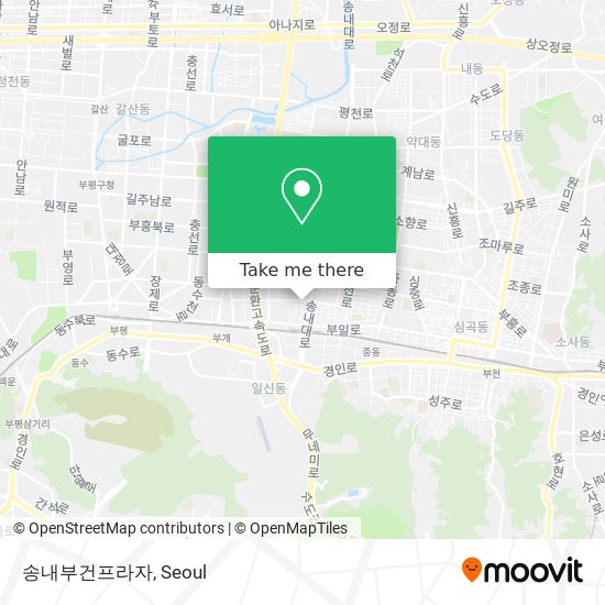 송내부건프라자 map