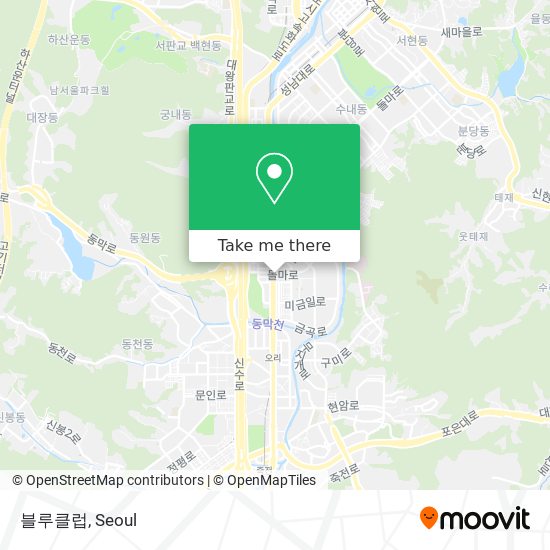 블루클럽 map