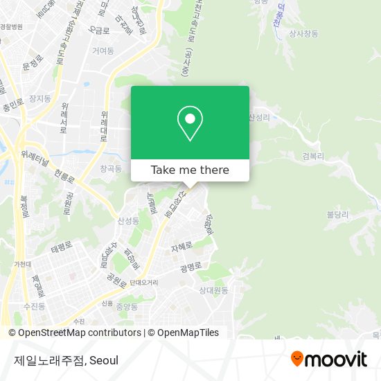 제일노래주점 map