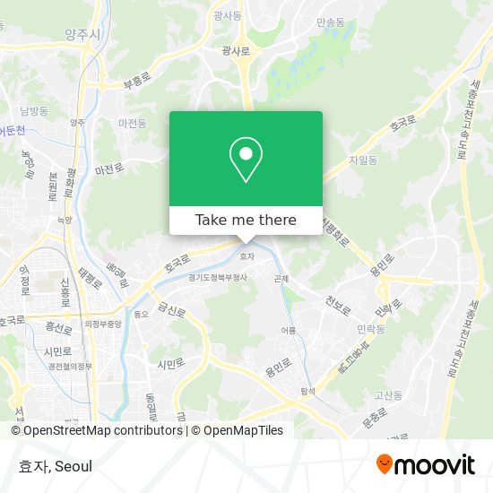 효자 map