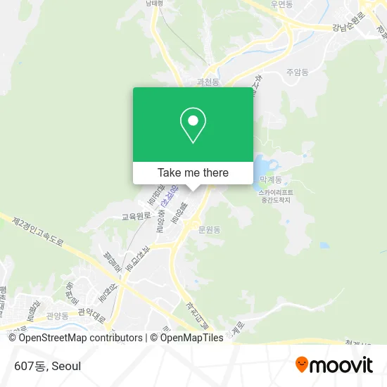 607동 map