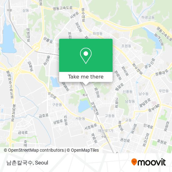남촌칼국수 map