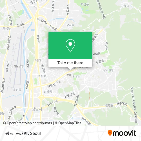 윙크 노래빵 map