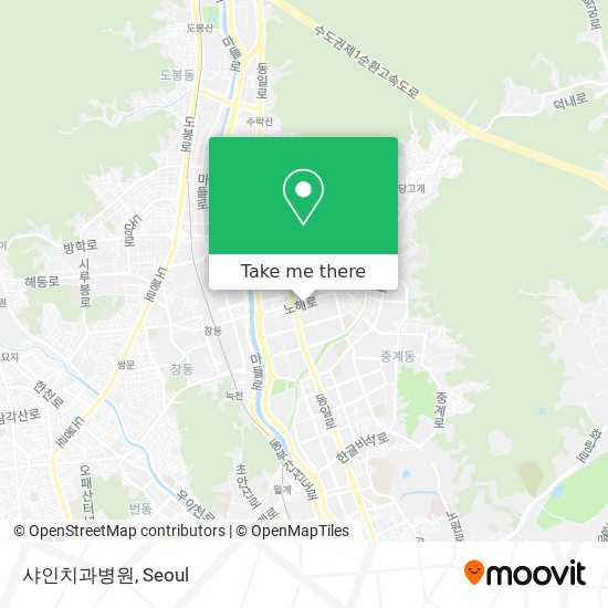 샤인치과병원 map