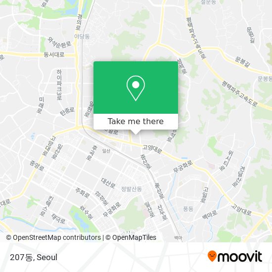 207동 map