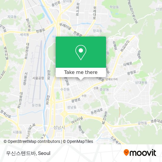 우신스텐드바 map