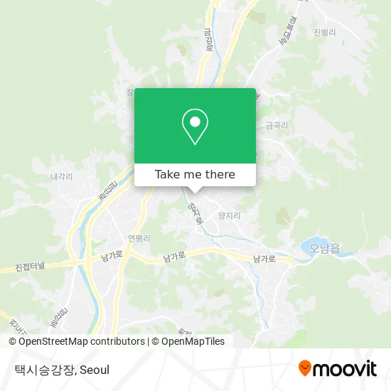 택시승강장 map