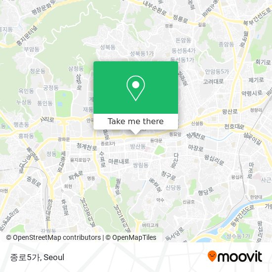 종로5가 map