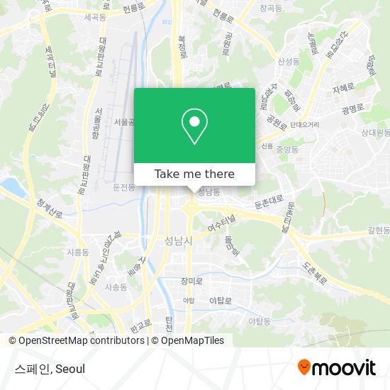 스페인 map