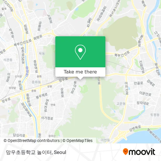 망우초등학교 놀이터 map