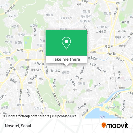 Novotel map